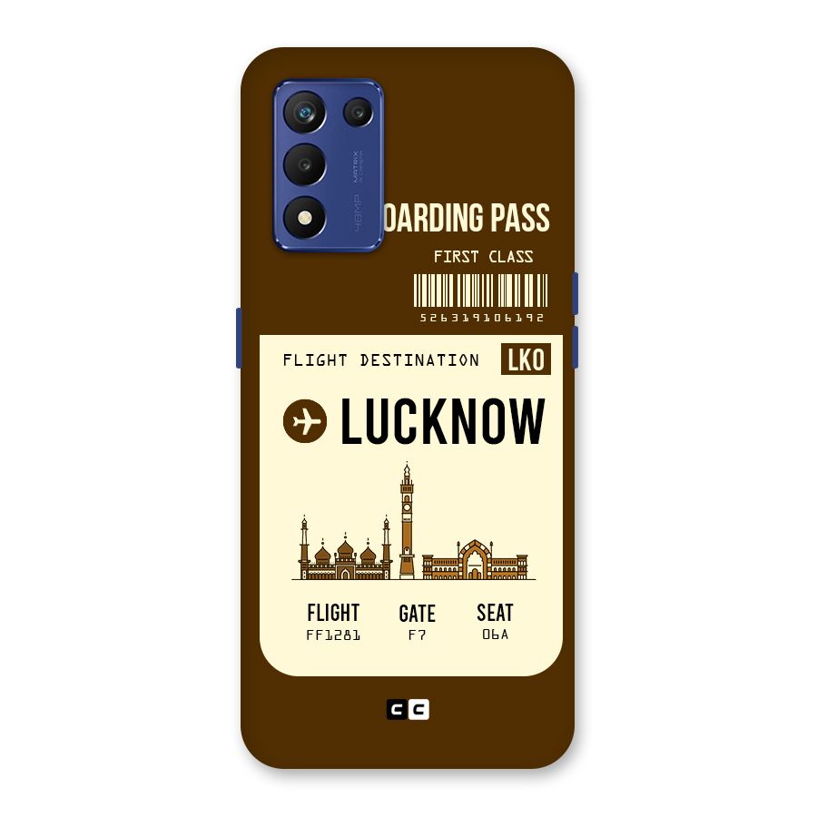 Lucknow Boarding Pass Back Case for Realme 9 5G Speed
