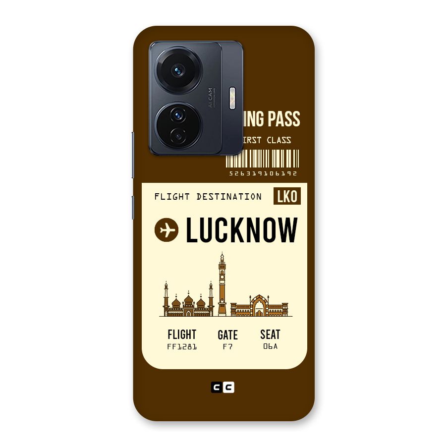 Lucknow Boarding Pass Back Case for Vivo T1 Pro