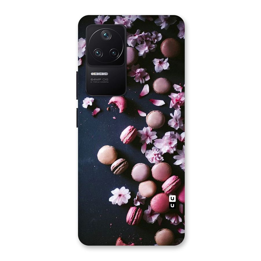 Macaroons And Cheery Blossoms Back Case for Poco F4 5G