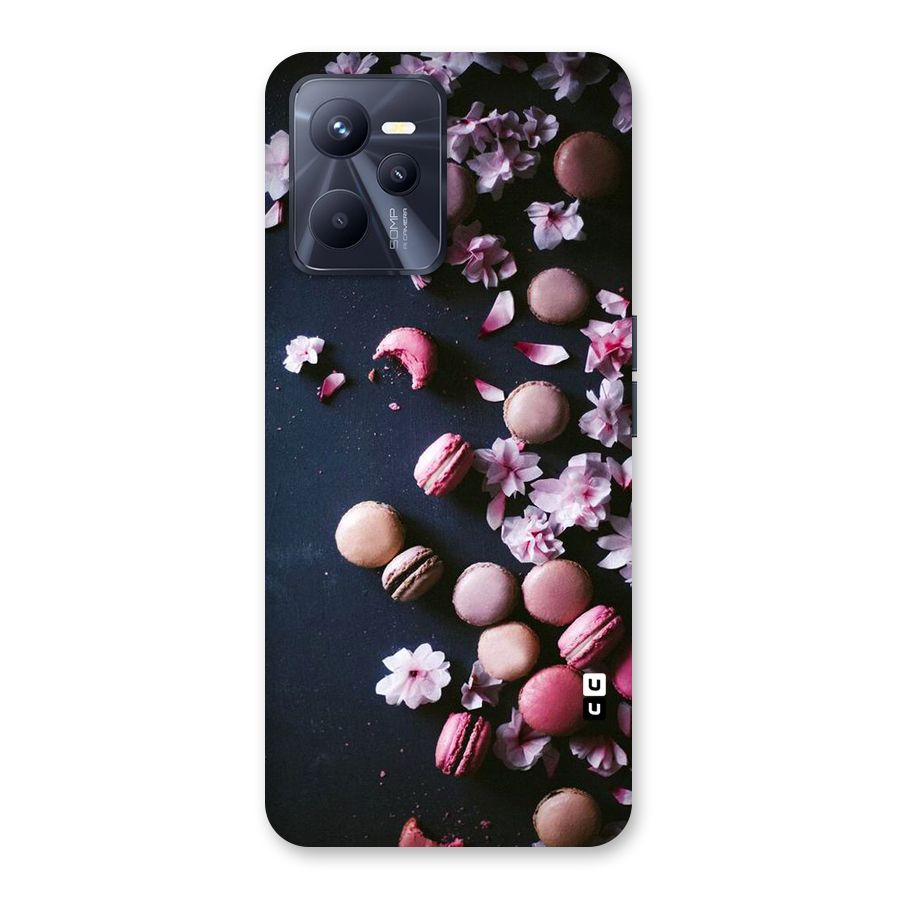 Macaroons And Cheery Blossoms Back Case for Realme C35
