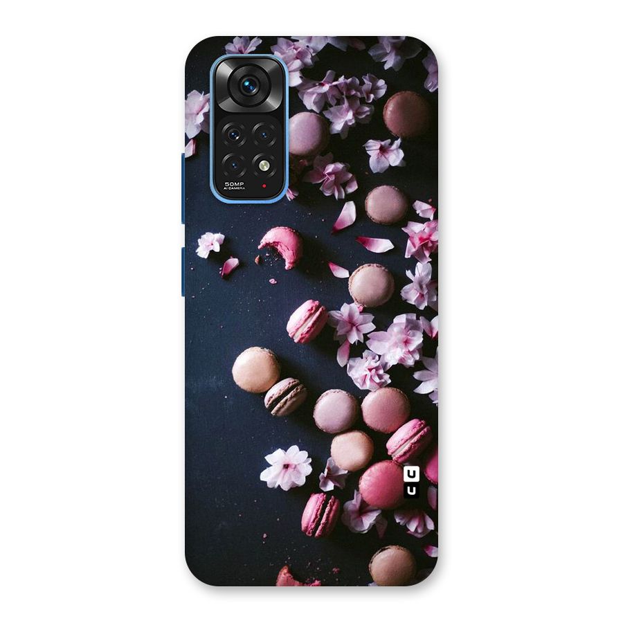 Macaroons And Cheery Blossoms Back Case for Redmi Note 11S
