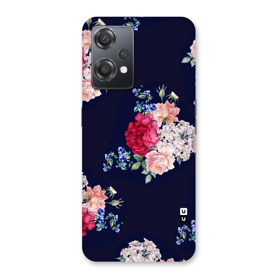 Magenta Peach Floral Back Case for OnePlus Nord CE 2 Lite 5G