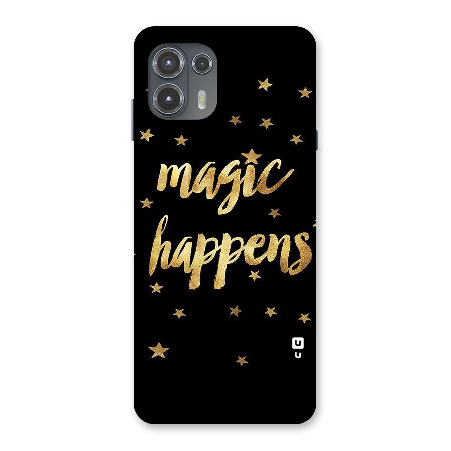 Magic Happens Back Case for Motorola Edge 20 Fusion