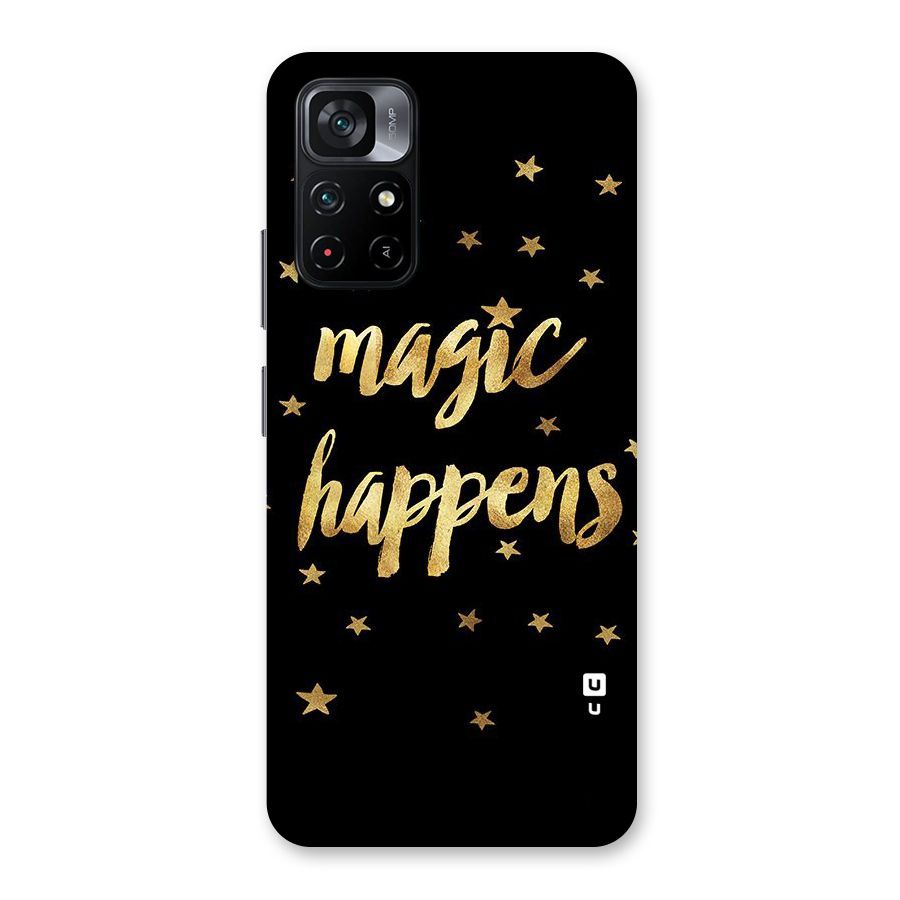 Magic Happens Back Case for Poco M4 Pro 5G