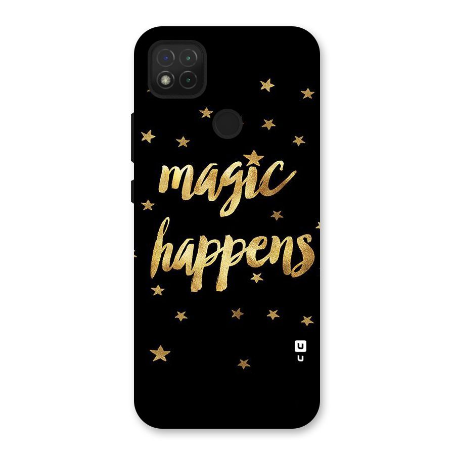 Magic Happens Back Case for Redmi 9 Activ