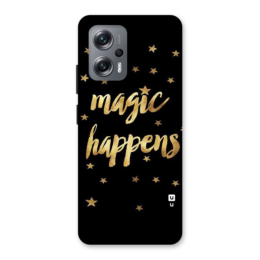 Magic Happens Back Case for Redmi K50i