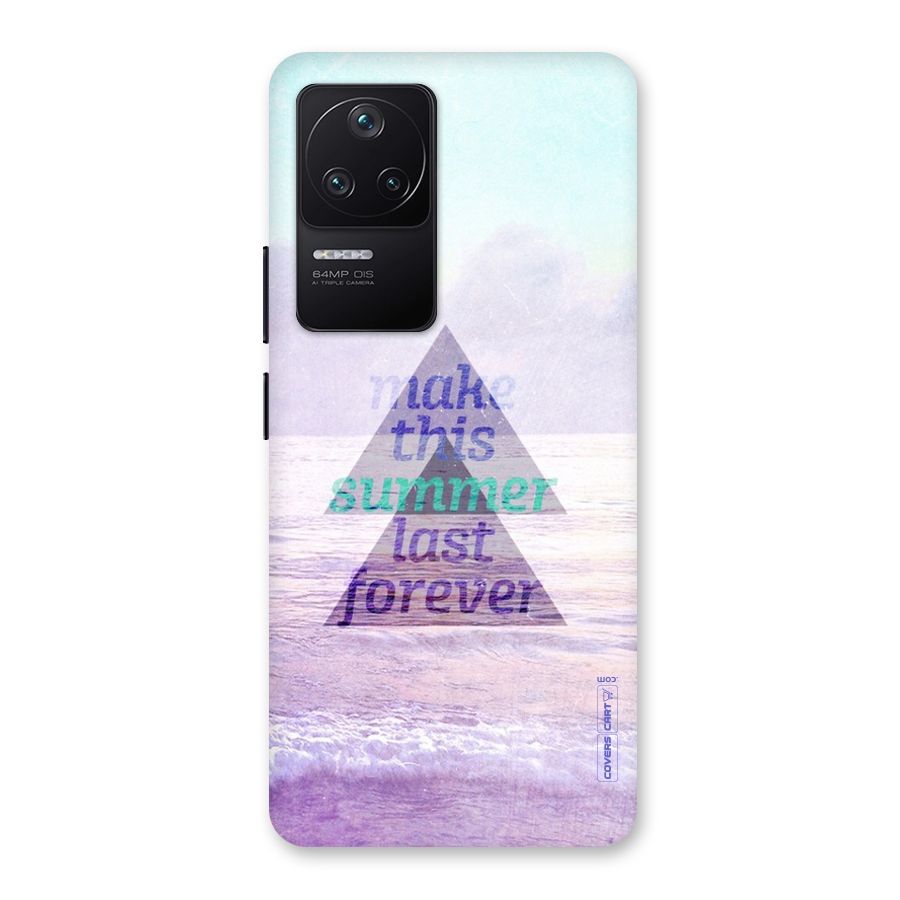 Make This Summer Last Forever Back Case for Poco F4 5G