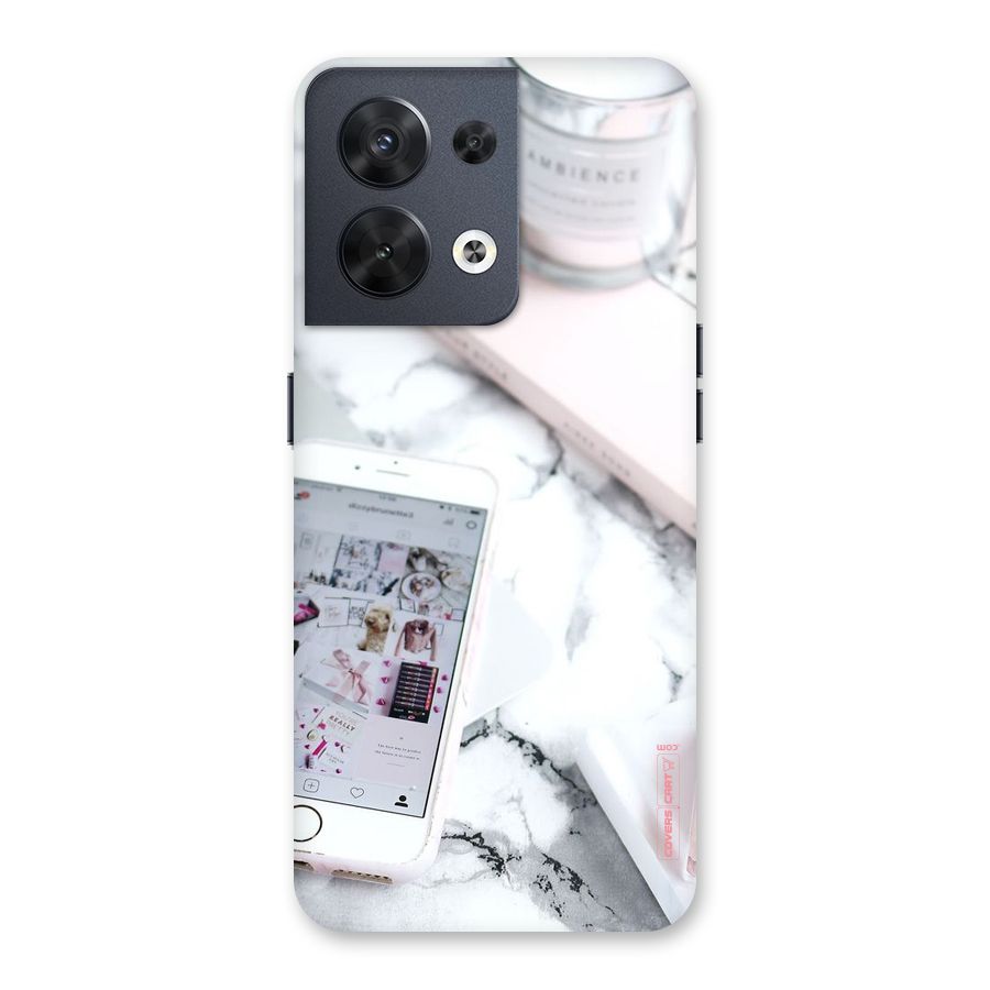 Make Up And Phone Back Case for Oppo Reno8 5G