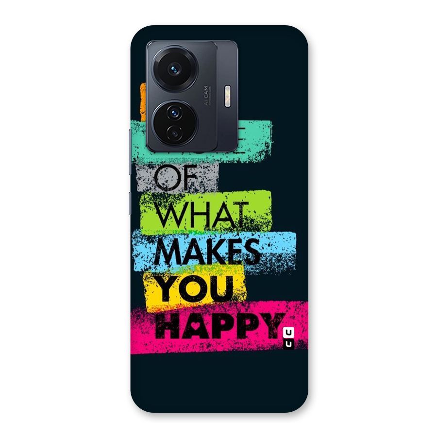 Makes You Happy Back Case for Vivo T1 Pro