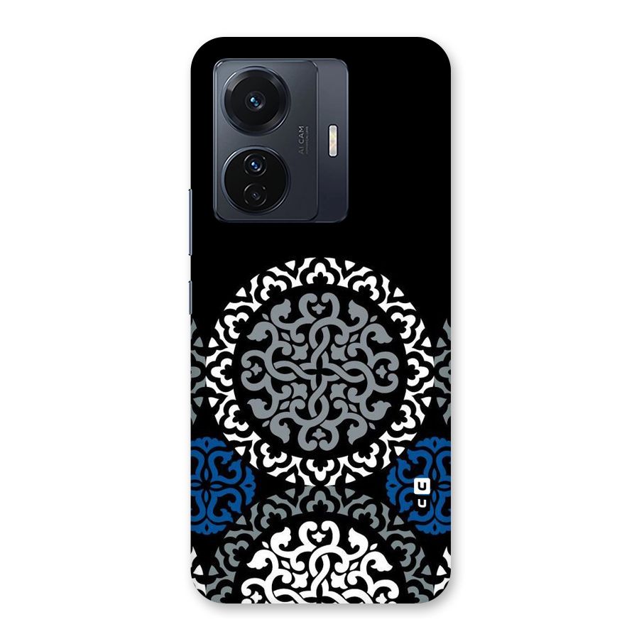 Mandala Circle Pattern Back Case for Vivo T1 Pro