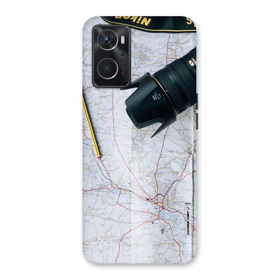 Map And Camera Back Case for Oppo K10 4G