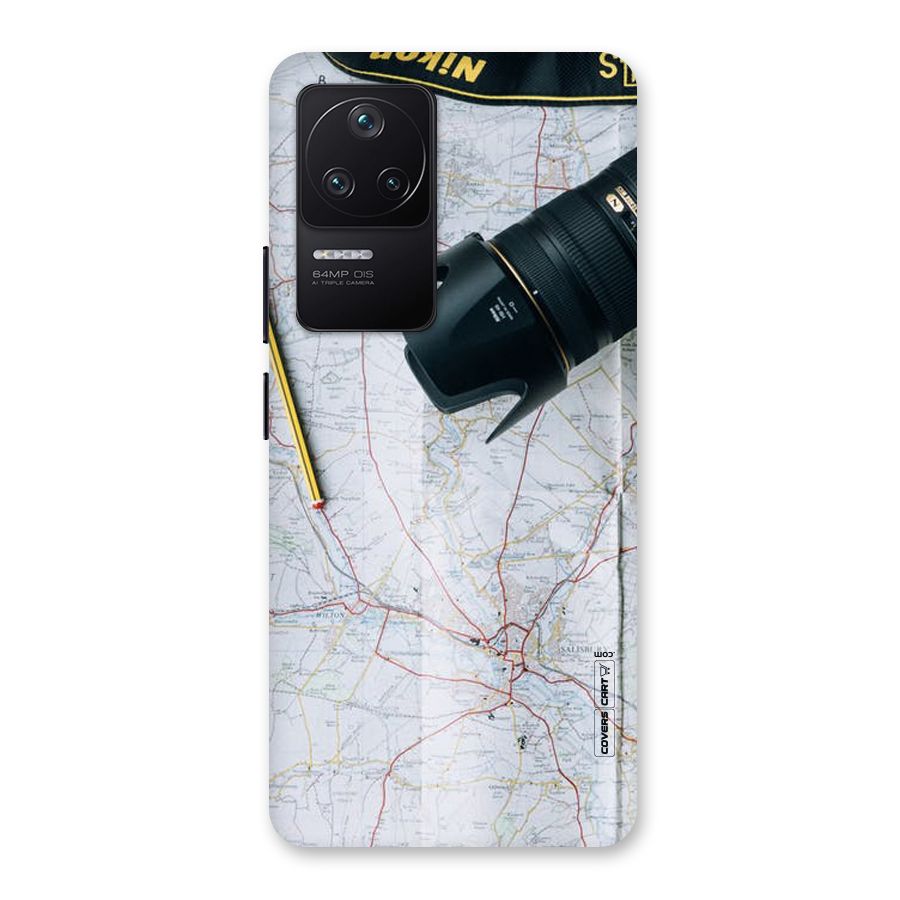 Map And Camera Back Case for Poco F4 5G