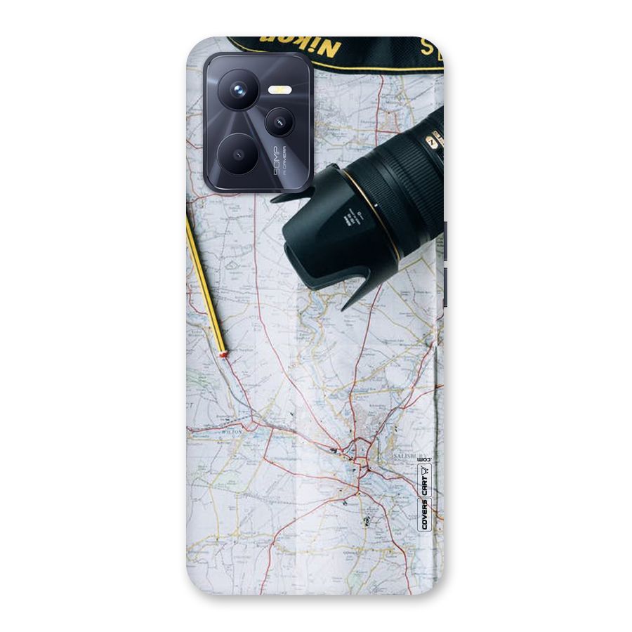 Map And Camera Back Case for Realme C35