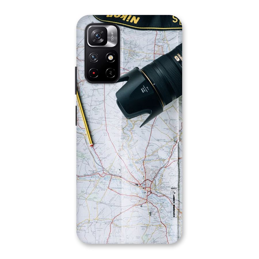Map And Camera Back Case for Redmi Note 11T 5G