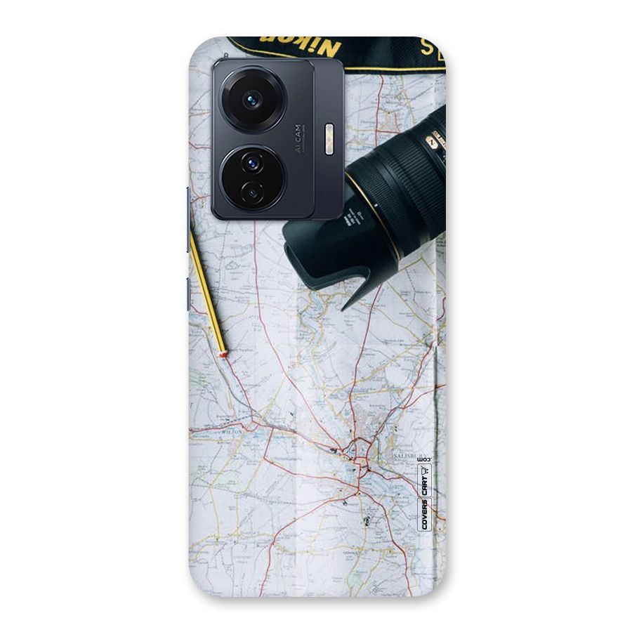 Map And Camera Back Case for Vivo T1 Pro
