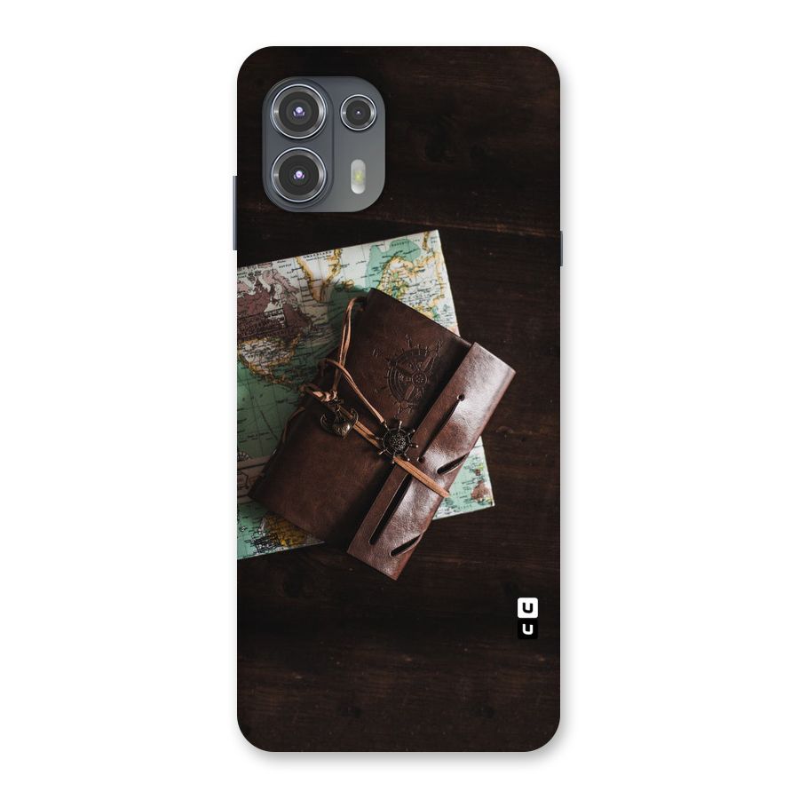 Map Journal Back Case for Motorola Edge 20 Fusion