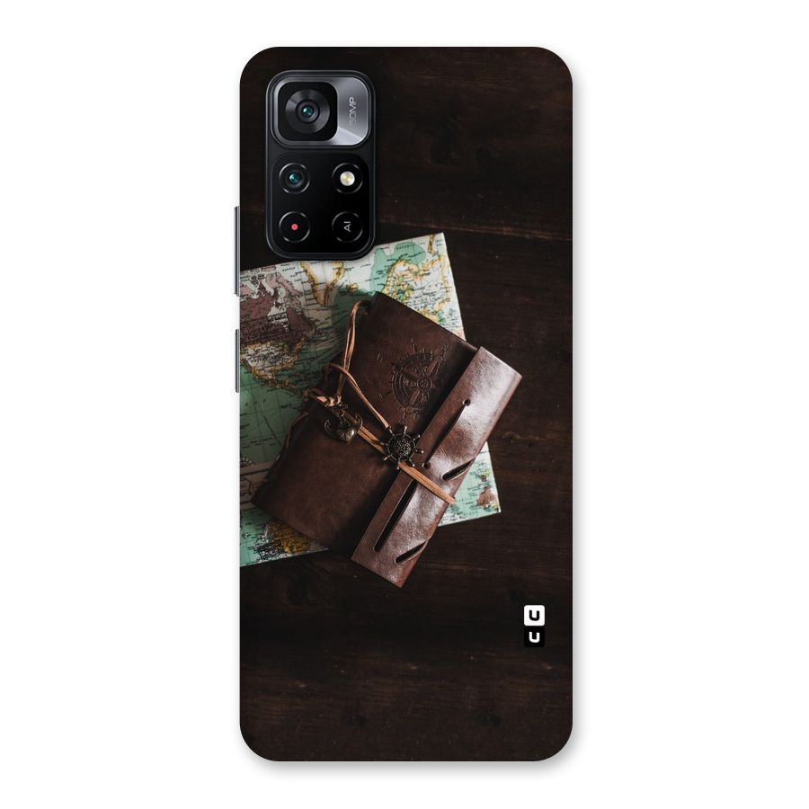 Map Journal Back Case for Poco M4 Pro 5G