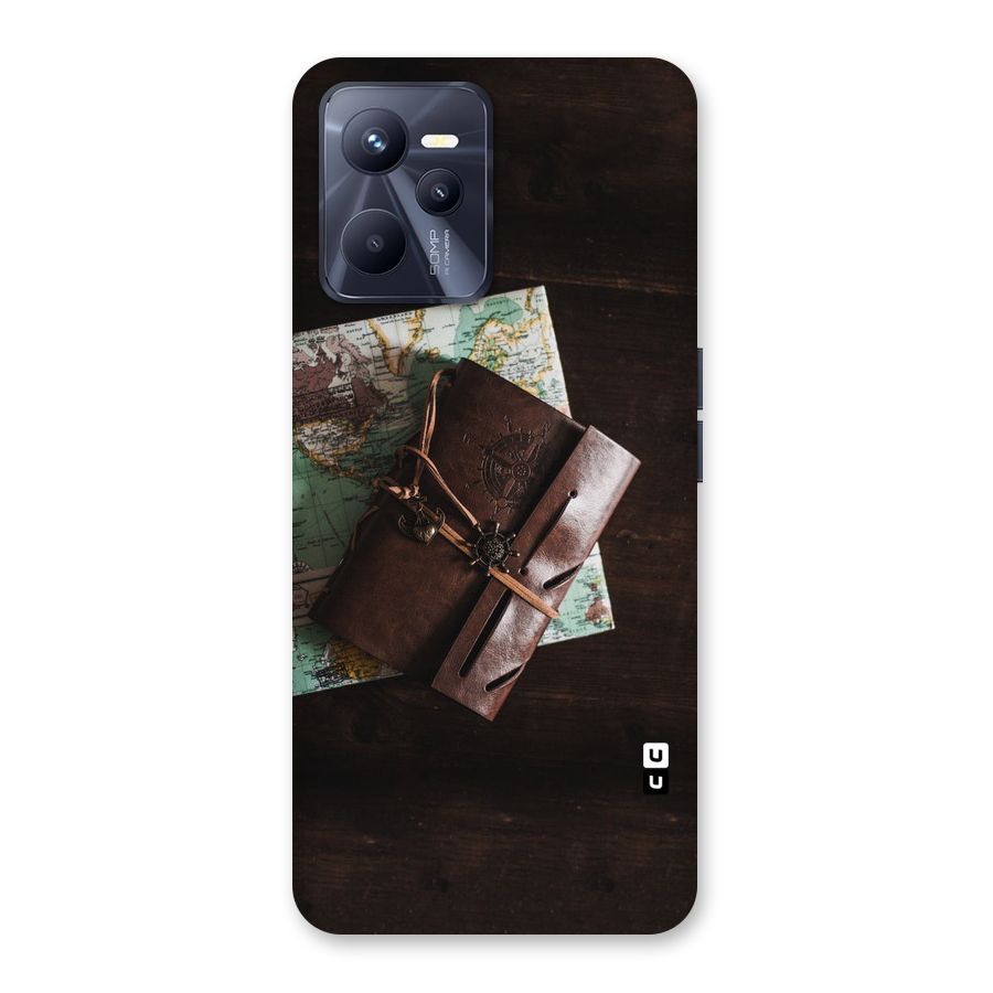 Map Journal Back Case for Realme C35