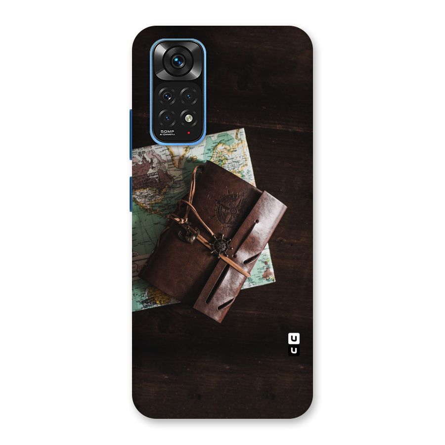 Map Journal Back Case for Redmi Note 11S
