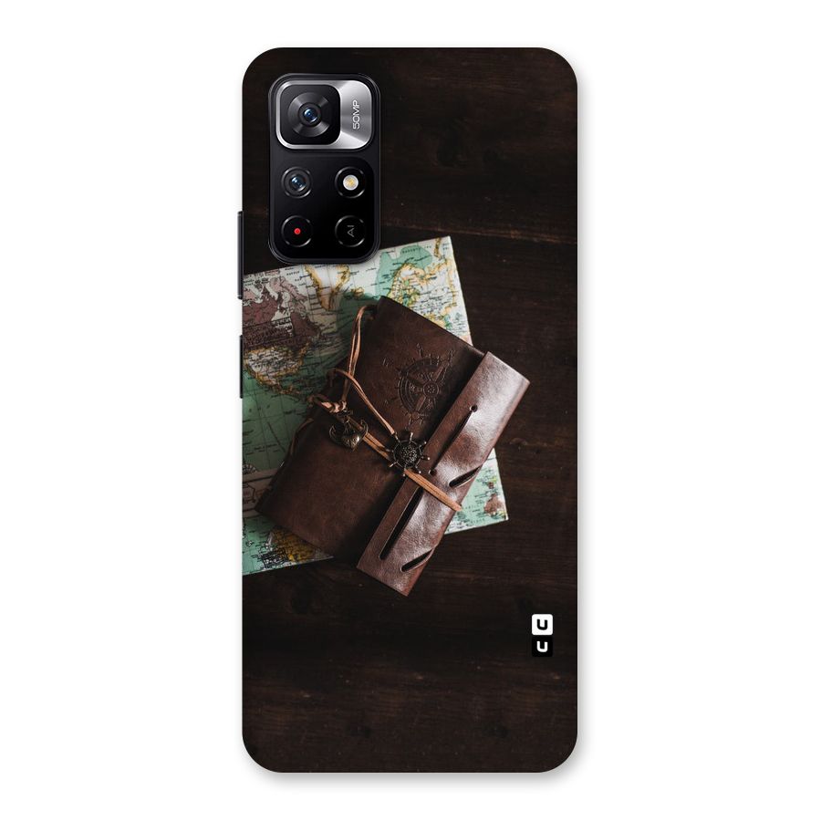 Map Journal Back Case for Redmi Note 11T 5G