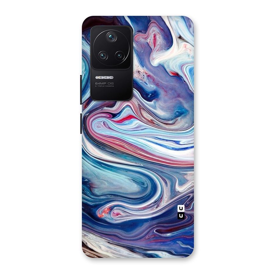 Marble Style Printed Back Case for Poco F4 5G