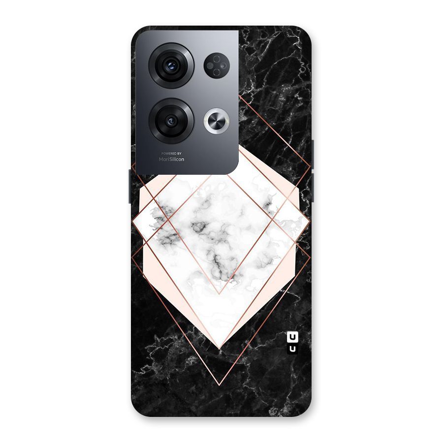 Marble Texture Print Back Case for Oppo Reno8 Pro 5G