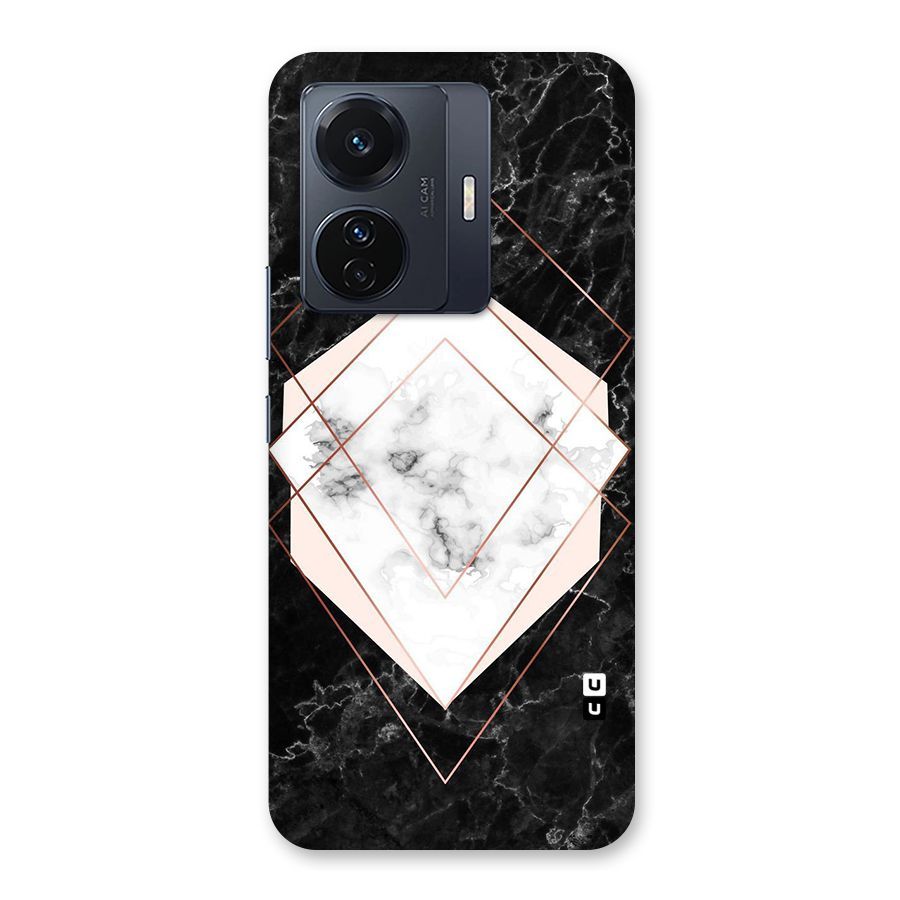 Marble Texture Print Back Case for Vivo T1 Pro