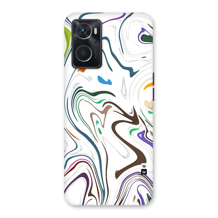 Marbled Printed Art Back Case for Oppo K10 4G