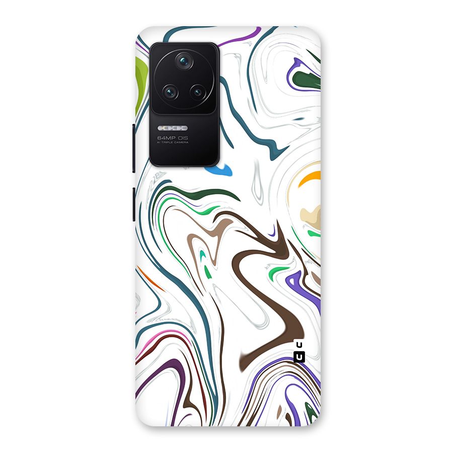 Marbled Printed Art Back Case for Poco F4 5G