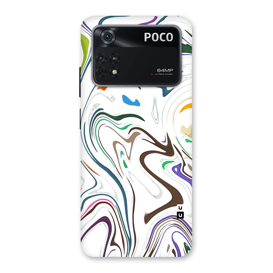 Marbled Printed Art Back Case for Poco M4 Pro 4G