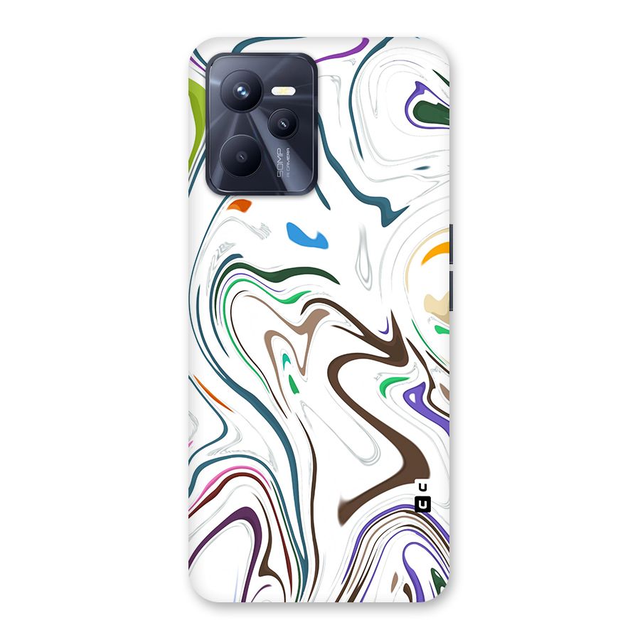 Marbled Printed Art Back Case for Realme C35