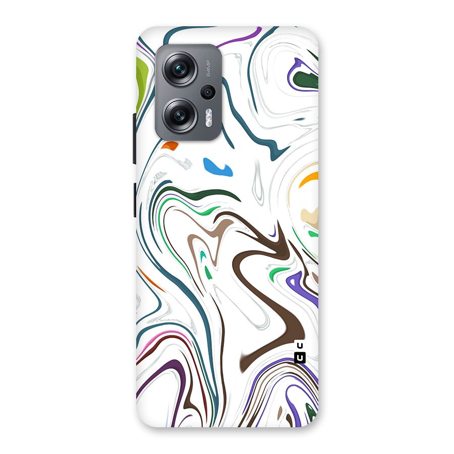 Marbled Printed Art Back Case for Redmi K50i