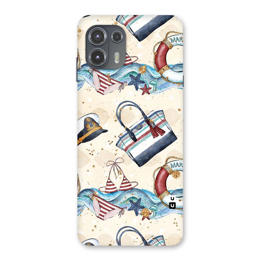 Marine Bag Design Back Case for Motorola Edge 20 Fusion