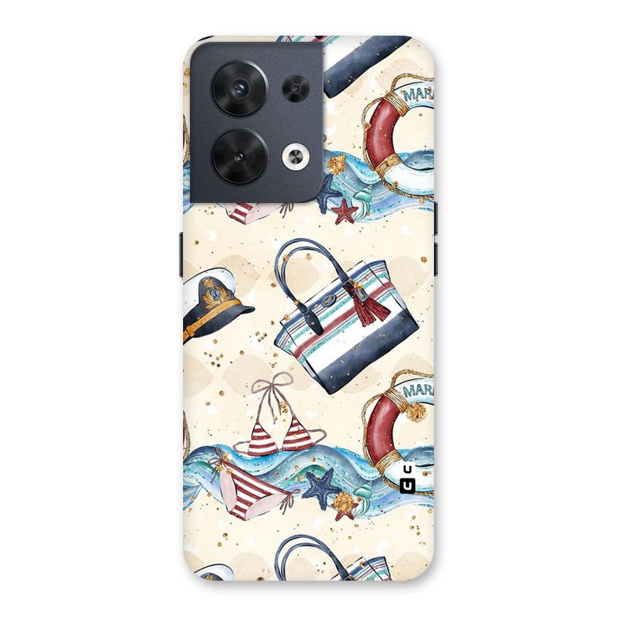 Marine Bag Design Back Case for Oppo Reno8 5G