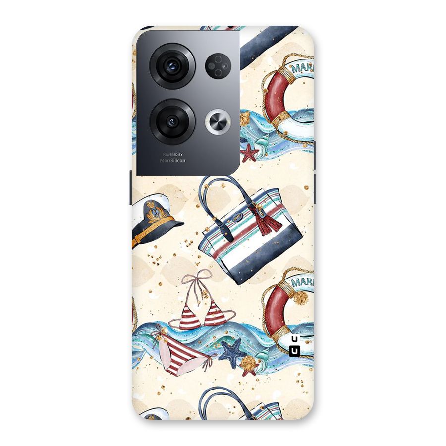 Marine Bag Design Back Case for Oppo Reno8 Pro 5G