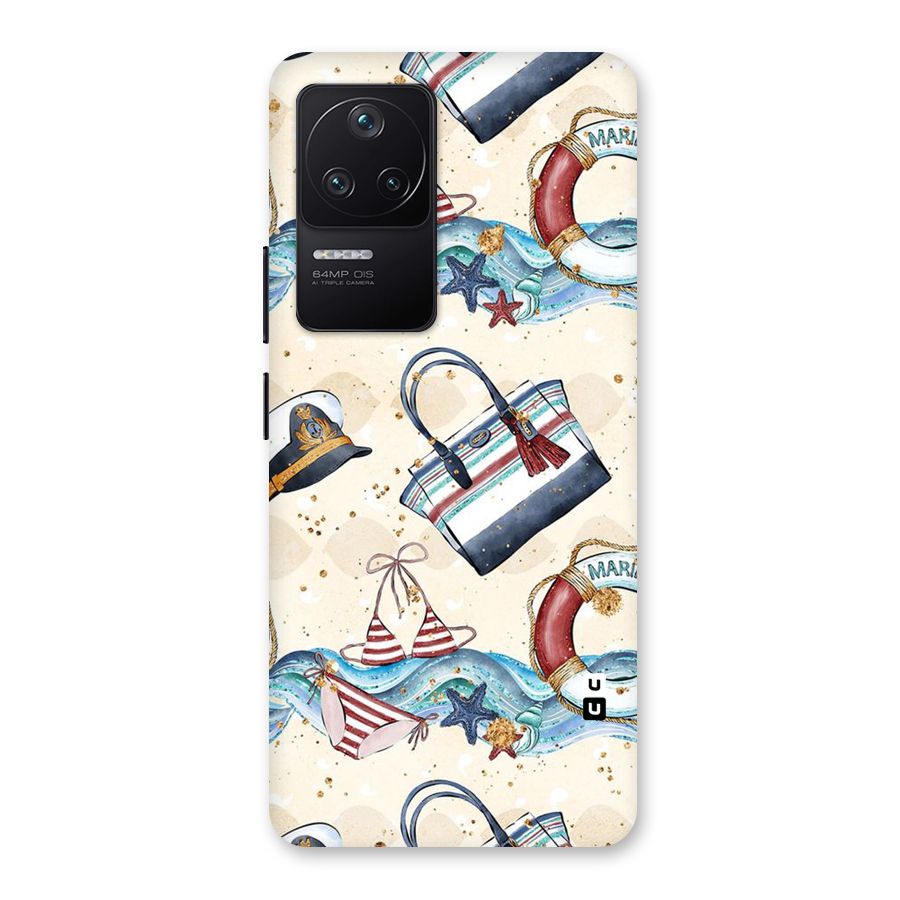 Marine Bag Design Back Case for Poco F4 5G