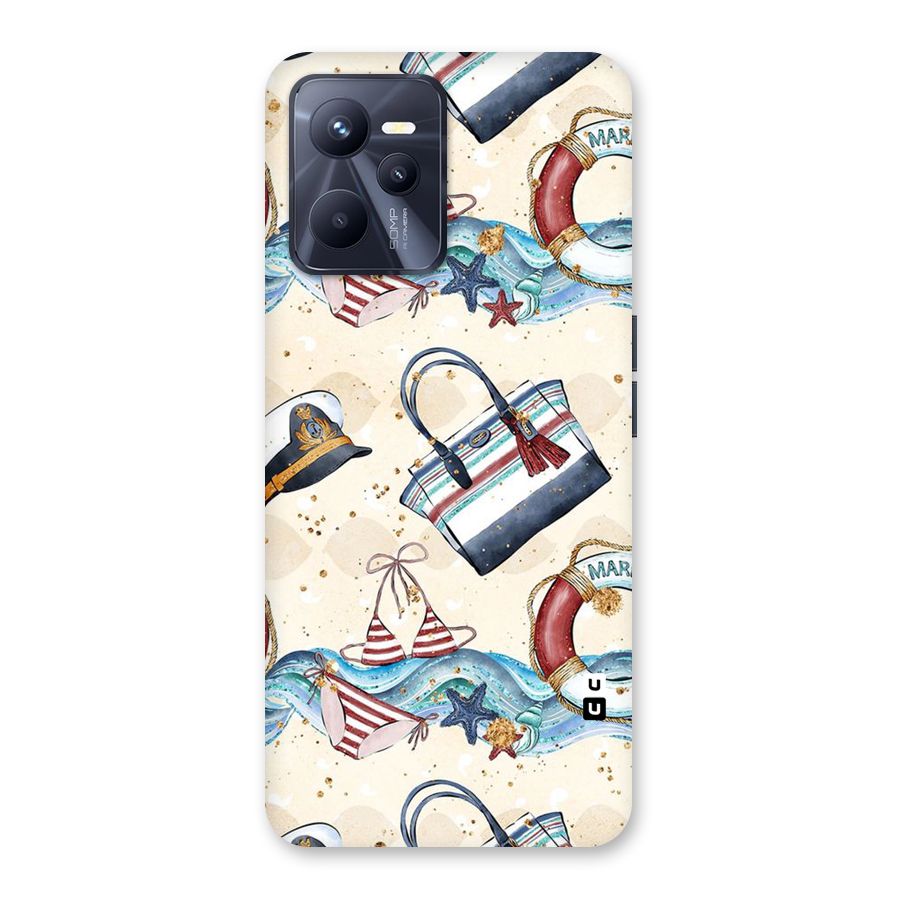 Marine Bag Design Back Case for Realme C35