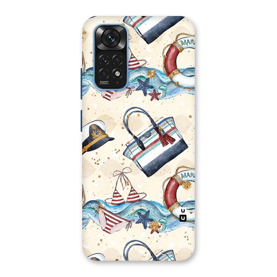 Marine Bag Design Back Case for Redmi Note 11S