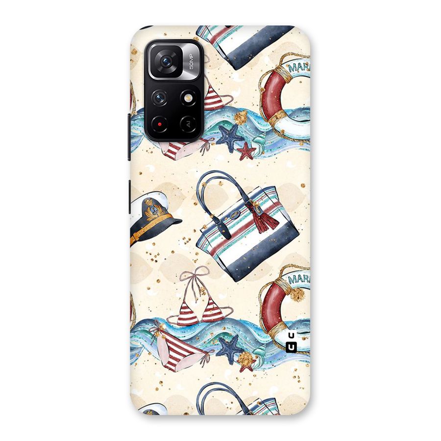 Marine Bag Design Back Case for Redmi Note 11T 5G