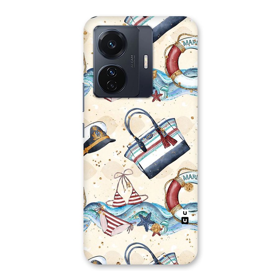 Marine Bag Design Back Case for Vivo T1 Pro