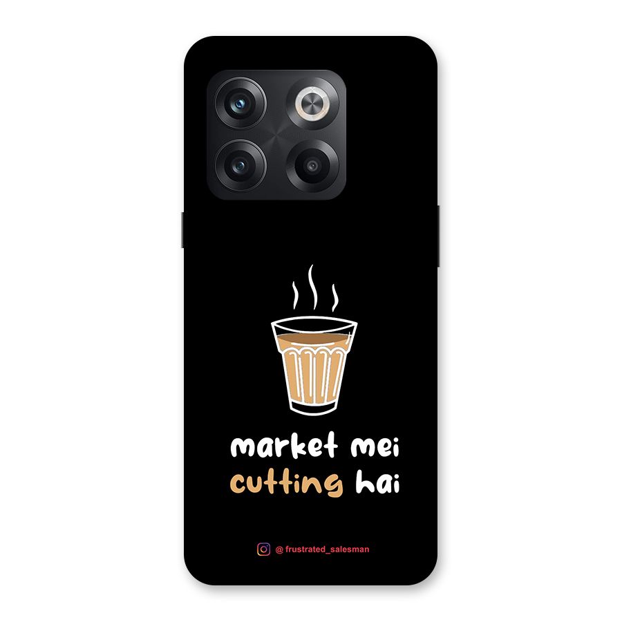 Market Mei Cutting Hai Black Back Case for OnePlus 10T