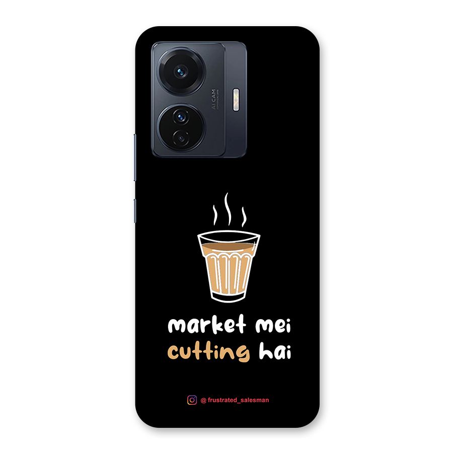 Market Mei Cutting Hai Black Back Case for Vivo T1 Pro