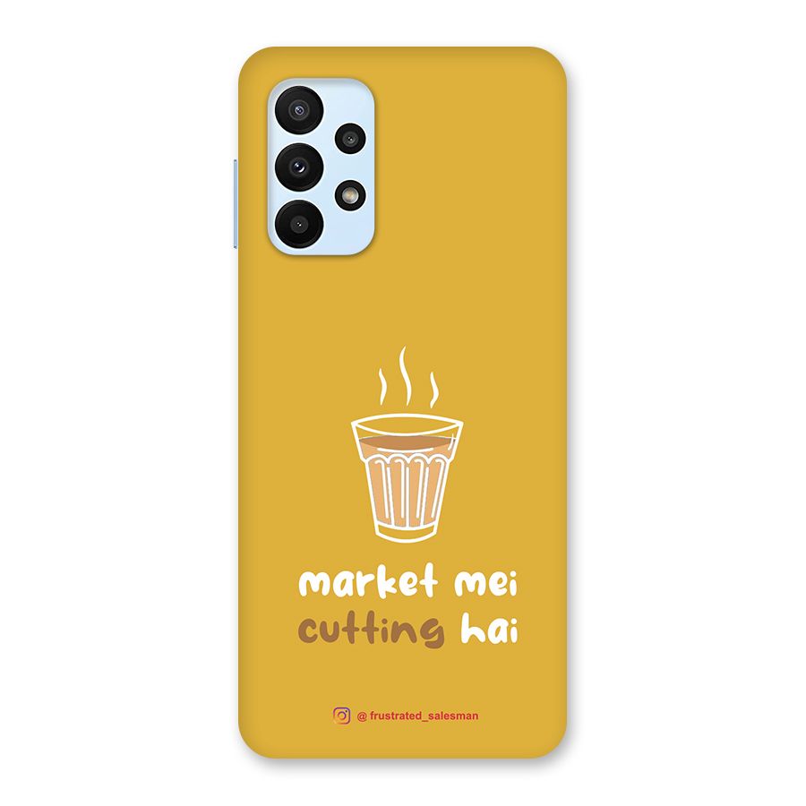 Market Mei Cutting Hai Mustard Yellow Back Case for Galaxy A23