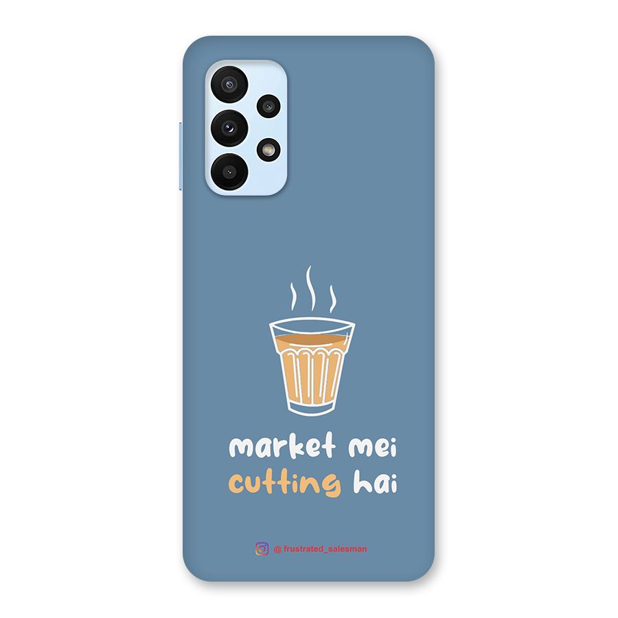 Market Mei Cutting Hai SteelBlue Back Case for Galaxy A23