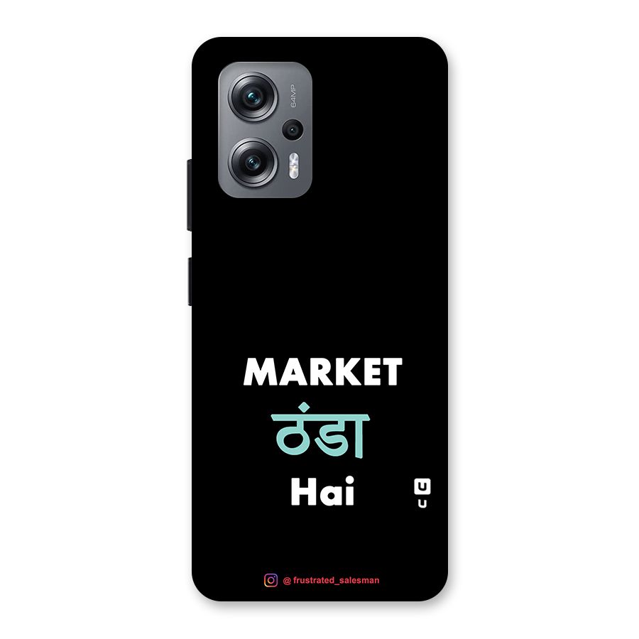 Market Thanda Hai Black Back Case for Redmi K50i