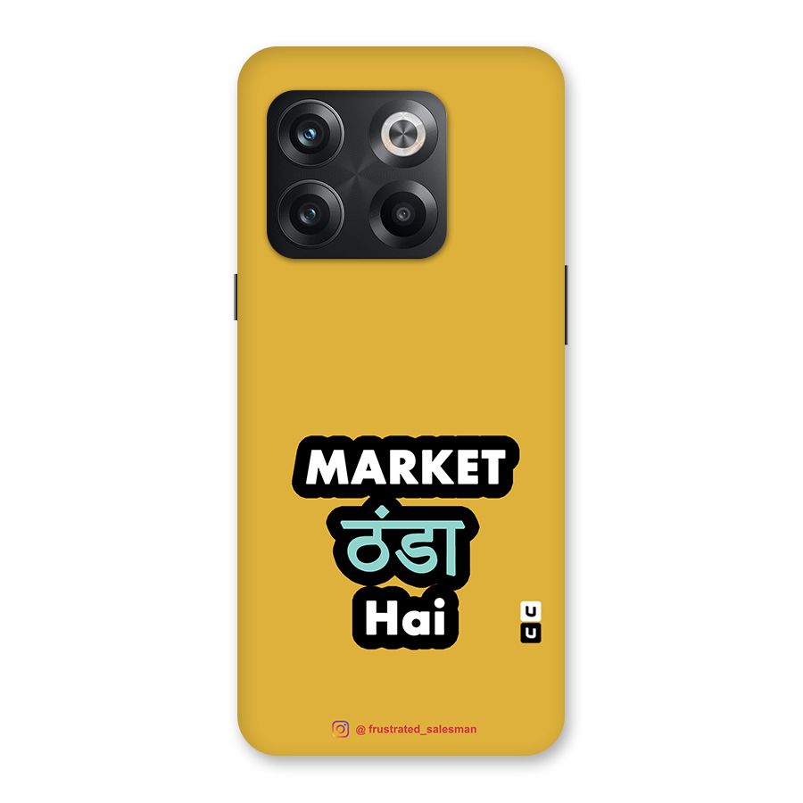 Market Thanda Hai Mustard Yellow Back Case for OnePlus 10T