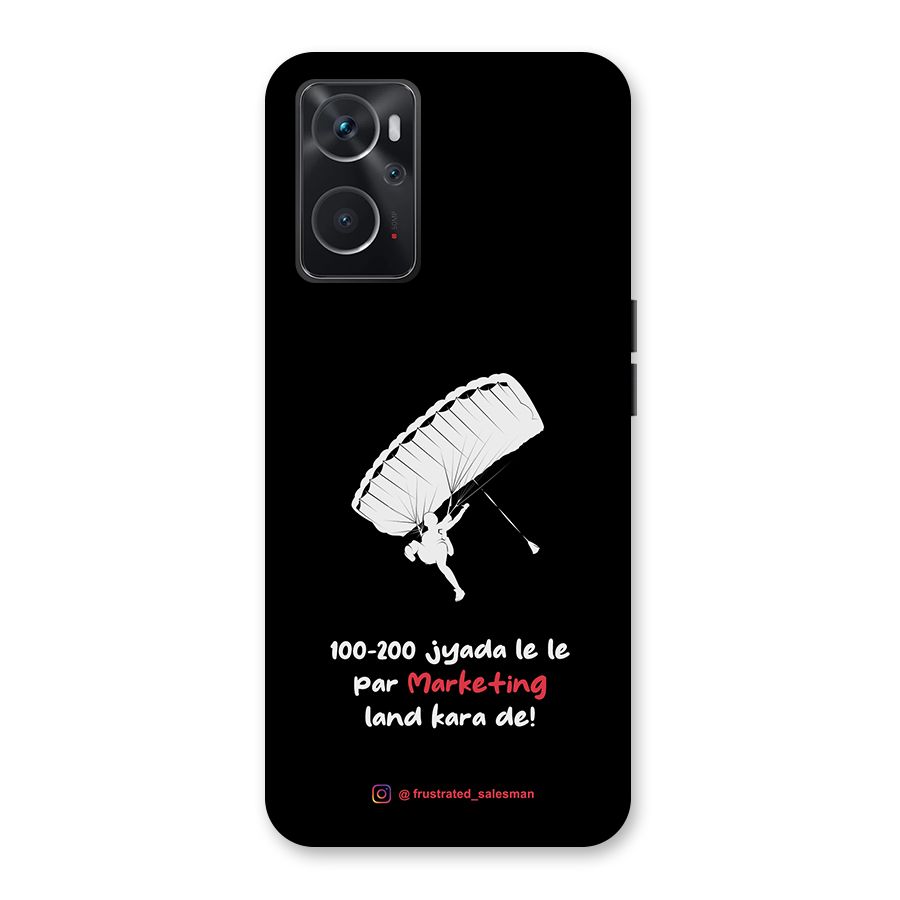 Marketing Land Kara De Black Back Case for Oppo K10 4G