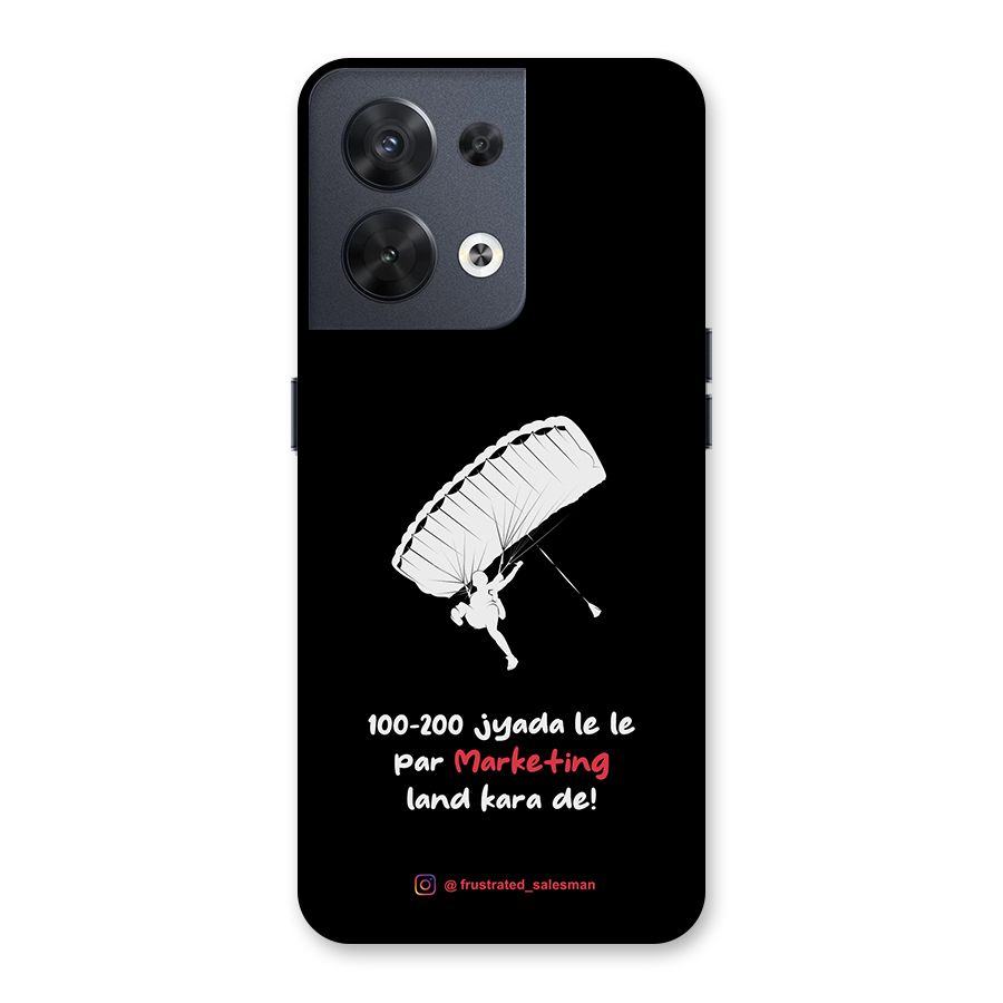 Marketing Land Kara De Black Back Case for Oppo Reno8 5G