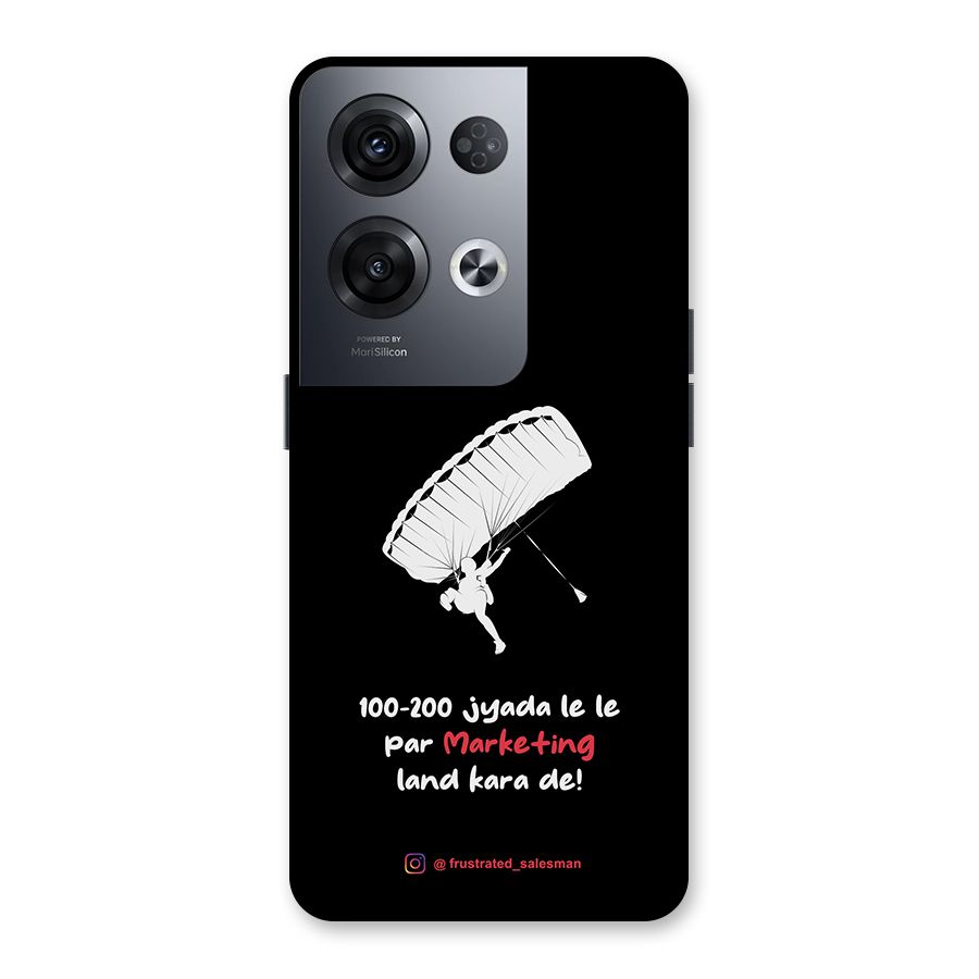 Marketing Land Kara De Black Back Case for Oppo Reno8 Pro 5G