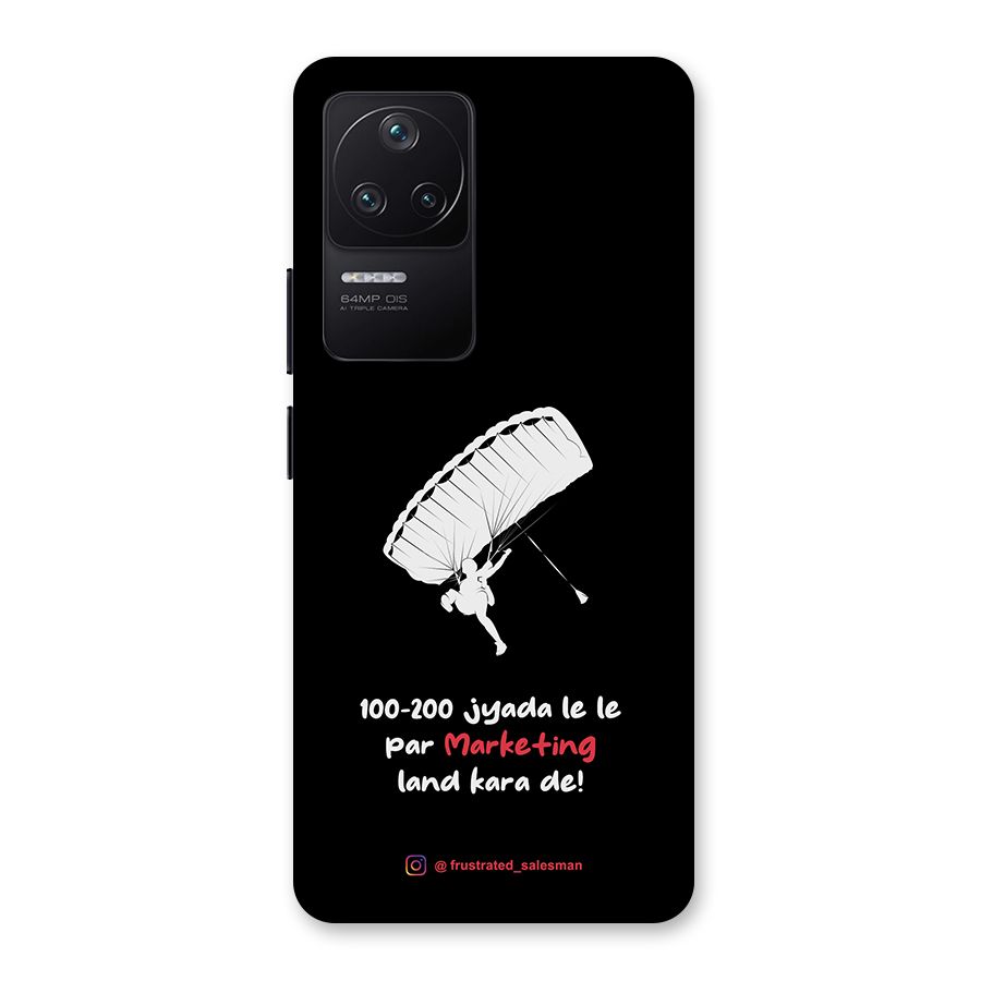 Marketing Land Kara De Black Back Case for Poco F4 5G